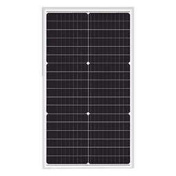 Módulo Solar / 50 W / 12 Vcc / Monocristalino / 36 Celdas Grado A / Vidrio Templado 3.2 mm