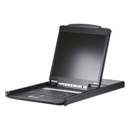 Conmutador KVM LCD / 19' LED / 8 Puertos / VGA / USB y PS/2 / 1280x1024 a 75 Hz / Control en Cascada hasta 128 Ordenadores