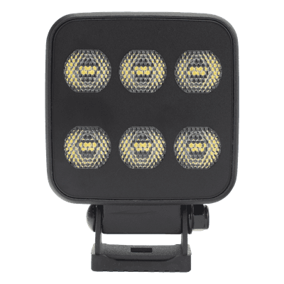 Luz de Trabajo Ultra brillante Cuadrada, 6 LED, 6552 Lúmenes, 12-24 Vcd