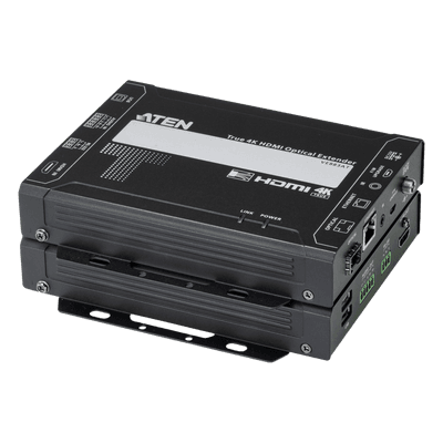 Extensor Óptico HDMI / 4K@60Hz 4:4:4 / 10 km Monomodo / USB 2.0 / RS-232 / IR / Ethernet / 10.2 Gbps