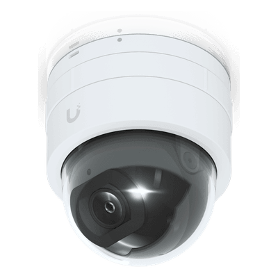 Cámara IP Dome / 2K (4MP) / Ángulo 102.4° / IR 20 m (65.6 ft) / PoE 802.3af / IK06 / Detección IA