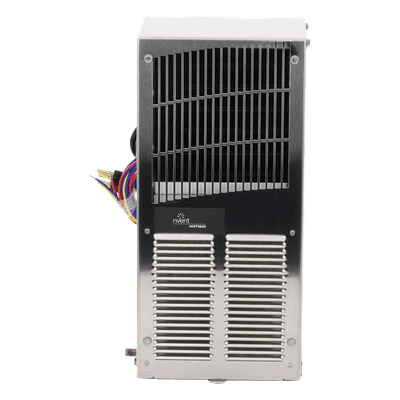 Aire Acondicionado Compacto Para Exterior, Uso en Gabinetes de Telecomunicaciones de Grado Industrial, Frío T15, 800 BTU, 115 Vca, de Acero Inoxidable 304, Color Gris