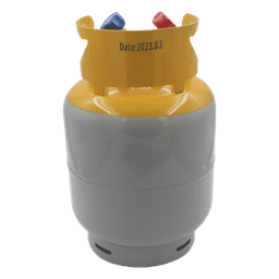Cilindro Portátil para Refrigerante / 30 lbs (13.6 kg) / 11.9 Litros / Presión 3.0 MPa / Acero HP295 / Válvula de Seguridad Integrada / Operación -20 °C a 45 °C