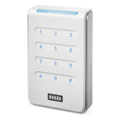 Lector R40 con TECLADO SIGNO WHITE Estandar Multitecnologia/ 40KNWS-00-000000/ Garantia de Por Vida/ Pigtail/Wiegand & OSDP