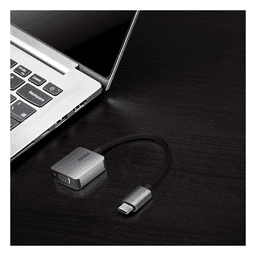 Adaptador USB-C a VGA / 2048x1152 @ 60Hz / Thunderbolt 3 Compatible / HDCP 1.3 / 0.03 kg