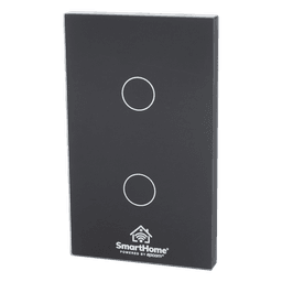 Interruptor Inteligente Wi-Fi / Control de 2 Circuitos / 800 W por Canal / 100-250 V / Wi-Fi 2.4 GHz / Compatible con Asistentes de Voz