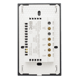 Interruptor Inteligente Wi-Fi / Control de 2 Circuitos / 800 W por Canal / 100-250 V / Wi-Fi 2.4 GHz / Compatible con Asistentes de Voz