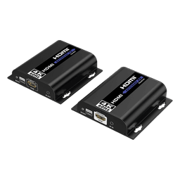 Extensor HDMI IP / 4K @60Hz / 120 m (393.7 ft) / Cat 6 / HDR10 / 18 Gbps / IR Bidireccional / Aluminio