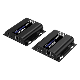 Extensor HDMI IP / 4K @60Hz / 120 m (393.7 ft) / Cat 6 / HDR10 / 18 Gbps / IR Bidireccional / Aluminio