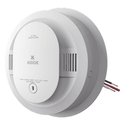Detector de humo fotoeléctrico alámbrico 120 V CA con batería sellada de 10 años, interconexión hasta 24 dispositivos, pieza