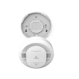 Detector combinado de humo y monóxido de carbono, fotoeléctrico y electroquímico, alimentado por baterías AA, paquete de 6