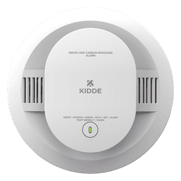 Alarma combinada de humo y monóxido de carbono a baterías, sensor fotoeléctrico y electroquímico, para vivienda