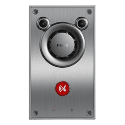 Intercomunicador IP de Emergencia / Altavoz 10W / 2 Líneas SIP / IP66 e IK10 / PoE 802.3af / Rango -40°C a 70°C