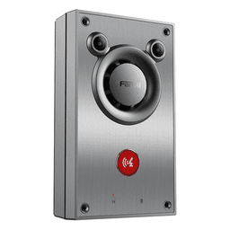Intercomunicador IP de Emergencia / Altavoz 10W / 2 Líneas SIP / IP66 e IK10 / PoE 802.3af / Rango -40°C a 70°C