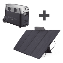 Kit Estación de Energía Portátil / 3600Wh LFP / 5 Salidas CA 3600W / Panel Solar Flexible 400W / WiFi+Bluetooth / 635x285x416 mm / 27 lbs