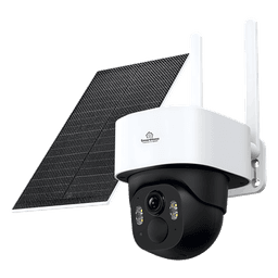 Cámara IP PT / 4 Megapixel / 4G LTE / Visión Nocturna Color 10 m (32.8 ft) / Audio Bidireccional / Panel Solar 5W