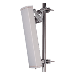 Antena sectorial para 2G, 3G, 4G y 5G de telefonía celular / 15 dBi / Multi Banda / Rango de Frecuencia (698-960 / 1710-2700 MHz). 