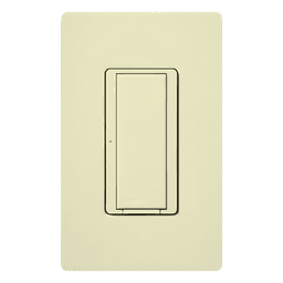 Switch on/off inalámbrico / Doble voltaje 120-277 V / 8 A iluminación / 1/10 HP 3 A motores / Sin neutro / RadioRA 2
