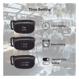 Reloj Buscador IP / IPX7 / Pantalla OLED / 80-100 m (262.5-328.1 ft) Alcance / 48 Horas Standby / 10 Mensajes / 7 Idiomas / 180 mAh