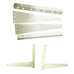 Base Universal para Minisplit / Montaje en Pared / 1 a 2.5 Ton / Acero Galvanizado y Aluminio / 542 x 46 x 235 mm / 1.78 x 0.15 x 0.77 pies