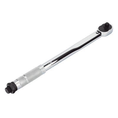 Torquímetro Ajustable con Matraca / Cuadro 3/8" / Rango 19-110 Nm / Acero 40Cr / Escala Grabada / Seguro Anti-Sobretorque