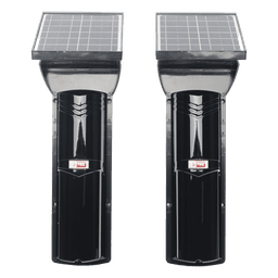 Detector Fotoeléctrico Solar / 3 Rayos IR / 100 m (328 ft) Exterior / 4 Frecuencias / Batería 4,000 mAh / Sincronización Digital