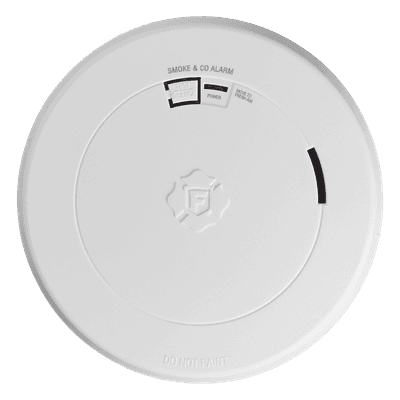 Detector Combo de Humo/CO, Autónomo, Batería Sellada de Litio de 10 años, No Requiere Panel, Diseño Ultra Delgado, No Requiere Cableado