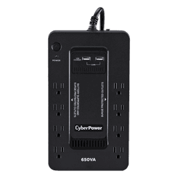 UPS Standby / 650 VA / 390 W / 8 Tomas NEMA 5-15R / 3 Tomas ECO / Protección 526 J / LCD Multifunción