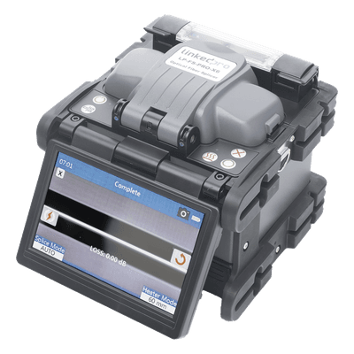 Fusionadora de Fibra Óptica Multimodo y Monomodo / Alineación por Núcleo / 6 Motores para Mejor Precisión en el Empalme / Capacitación Remota Gratuita