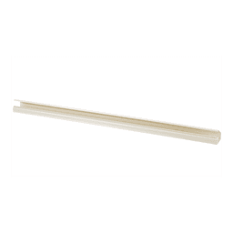 Canaleta de PVC Rígida / 38.4 x 24 mm / 2438 mm (8 ft) de Largo / UL94V-0 / Adhesiva Sin Herramientas / 13 Cables Cat6