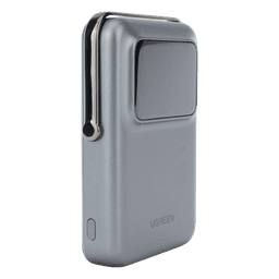 Power Bank Inalámbrico / 10000 mAh / Carga Inalámbrica 7.5W / USB-C 20W / Pantalla TFT con Emojis / Soporte Plegable / Succión Magnética 10N