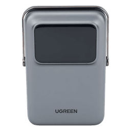 Power Bank Inalámbrico / 10000 mAh / Carga Inalámbrica 7.5W / USB-C 20W / Pantalla TFT con Emojis / Soporte Plegable / Succión Magnética 10N