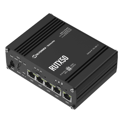 Router Industrial / 5G 3.3Gbps / Dual SIM / Wi-Fi 5 802.11ac Wave2 / 5x Gigabit Ethernet / -40°C a 75°C / 1.08 ft x 5.12 in x 4.33 in