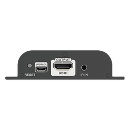 Receptor HDMI IP / 4K @ 60 Hz / Extensión 120 m (393.7 ft) / Cat 6 / IR Bidireccional / Latencia Ajustable