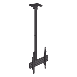 Soporte de Techo para Pantalla / 32" a 75" / VESA 100x100 a 400x400 / Carga Máxima 50 kg (110 lbs) / Inclinación y Rotación