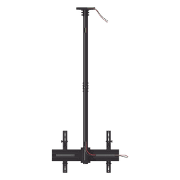 Soporte de Techo para Pantalla / 32" a 75" / VESA 100x100 a 400x400 / Carga Máxima 50 kg (110 lbs) / Inclinación y Rotación