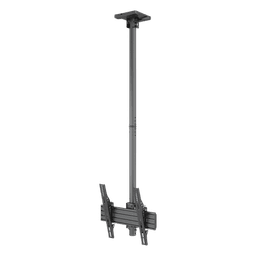Soporte de Techo para Pantalla / 32" a 75" / VESA 100x100 a 400x400 / Carga Máxima 50 kg (110 lbs) / Inclinación y Rotación