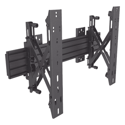 Soporte de Pared para Videowall / Push-in Pop-out / VESA 100x100 a 600x400 mm / Pantallas 37 a 75 pulgadas / Carga 30 kg (66 lbs)