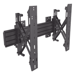 Soporte de Pared para Videowall / Push-in Pop-out / VESA 100x100 a 600x400 mm / Pantallas 37 a 75 pulgadas / Carga 30 kg (66 lbs)
