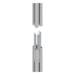 Barra de Extensión para VideoWall LED / 180 mm (0.59 ft) / 4 Puntos de Montaje M6 / Espesor 8 mm / Ancho 155 mm (0.51 ft)