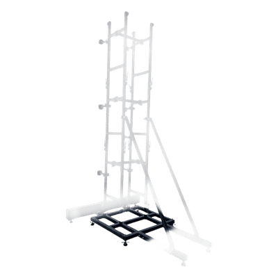 Base Soporte para Pantalla LED / Aluminio / 1.5 m x 3 m (4.9 ft x 9.8 ft) / Instalación Modular / Interior y Exterior