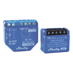 Relé Inteligente Wi-Fi / 1 Canal / Contacto Seco / 8 A / Ultra Compacto 29 x 35 x 16 mm / Compatible con Alexa y Google Assistant