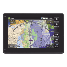 Navegador portátil aera 760, muestra información de trafico aéreo y una excelente visualización por medio de su  pantalla con visión 3D  touch screen.