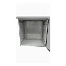 Gabinete de Acero para Exterior / IP55 / IK10 / Ventilador 110 VCA / Montaje Rack 19" / 593 x 609 x 399 mm (23.3 x 24 x 15.7 in)
