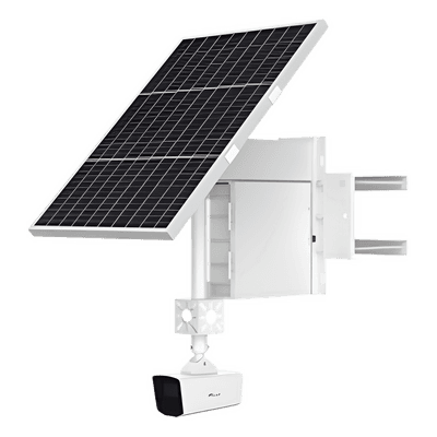 Cámara solar con LPR / 4 MP / Lente 4 mm / IP67 / 4G / Alcance IR 20 m (65.6 ft) / Batería 9 días