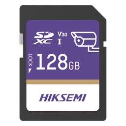 Tarjeta SD para Videovigilancia / 128 GB / 100 MB/s Lectura / 90 MB/s Escritura / Clase 10 U3 V30 / 3D TLC NAND / -25°C a 85°C (-13°F a 185°F)