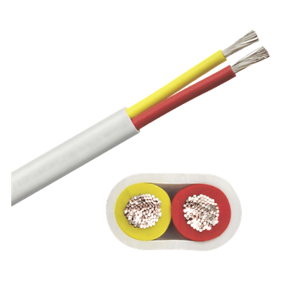 Cable Marino Plano / 2 Conductores Cal 10 AWG / Rojo/Amarillo / 100 pies / UL 1426 BC-5W2 / Grado Marino