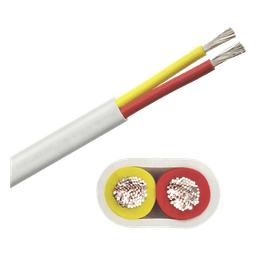 Cable Marino Plano / 2 Conductores Cal 10 AWG / Rojo/Amarillo / 100 pies / UL 1426 BC-5W2 / Grado Marino