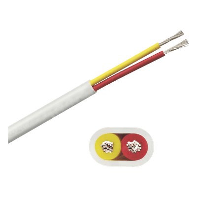 Cable Plano Marino / Calibre 16 / 2 Conductores Rojo y Amarillo / 100 pies (30.48 m)