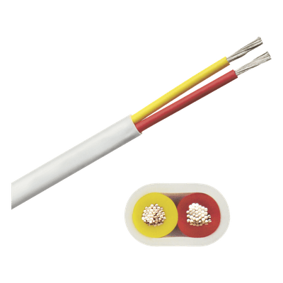 Cable Eléctrico Plano Grado Marino / 2 Conductores / Calibre 14 / 500 ft (152.4 m) / 600V / 105 °C